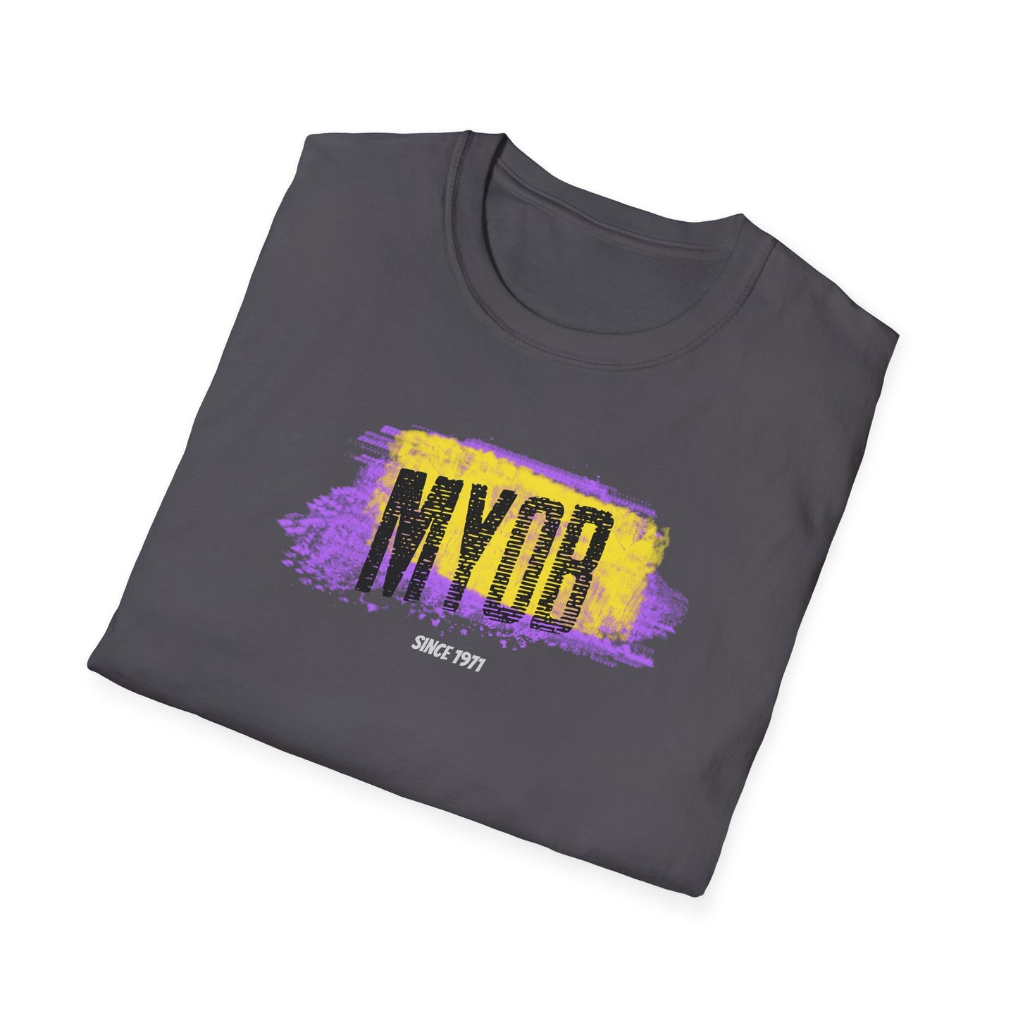 MYOB Project Unisex Softstyle T-Shirt, Casual Tee, Gift for Him/Her, Graphic Shirt, Everyday Wear, Stylish Summer Top