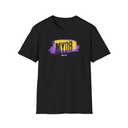 MYOB Project Unisex Softstyle T-Shirt, Casual Tee, Gift for Him/Her, Graphic Shirt, Everyday Wear, Stylish Summer Top